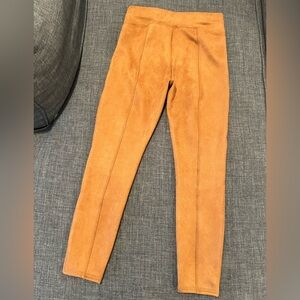 SPANX Suede Camel Pants